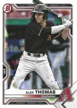 #BCP-31 Alek Thomas - Arizona Diamondbacks - 2021 Bowman - Chrome Prospects Baseball