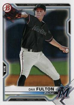 #BP-32 Dax Fulton - Miami Marlins - 2021 Bowman - Prospects Baseball