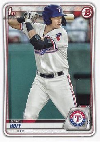 #BP-33 Sam Huff - Texas Rangers - 2020 Bowman - Prospects Baseball