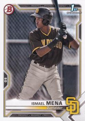 #BP-36 Ismael Mena - San Diego Padres - 2021 Bowman - Prospects Baseball