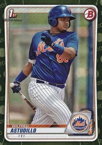 #BP-37 Wilfred Astudillo - New York Mets - 2020 Bowman - Prospects Camo Baseball
