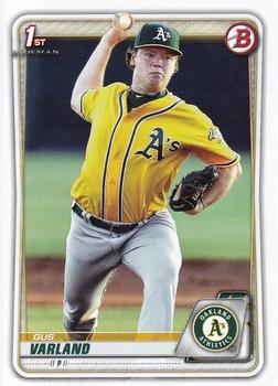 #BP-38 Gus Varland - Oakland Athletics - 2020 Bowman - Prospects Baseball