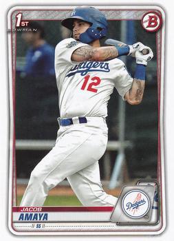 #BP-3 Jacob Amaya - Los Angeles Dodgers - 2020 Bowman - Prospects Baseball