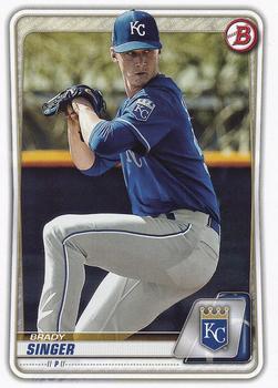 #BP-42 Brady Singer - Kansas City Royals - 2020 Bowman - Prospects Baseball