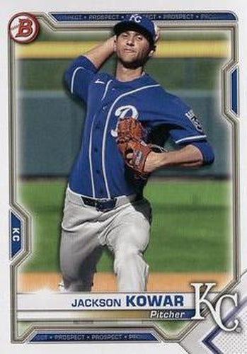 #BP-43 Jackson Kowar - Kansas City Royals - 2021 Bowman - Prospects Baseball
