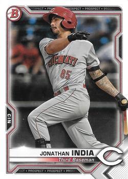 #BCP-46 Jonathan India - Cincinnati Reds - 2021 Bowman - Chrome Prospects Baseball