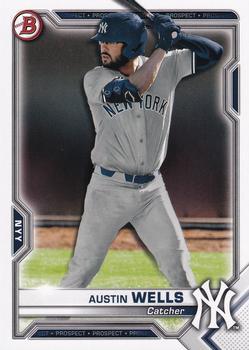 #BP-47 Austin Wells - New York Yankees - 2021 Bowman - Prospects Baseball