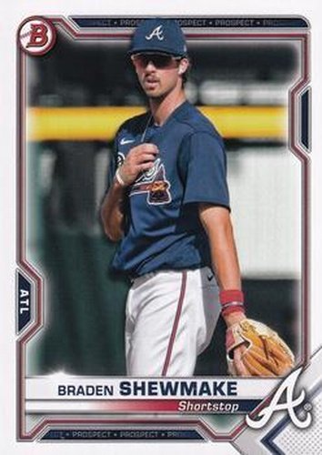 #BP-48 Braden Shewmake - Atlanta Braves - 2021 Bowman - Prospects Baseball