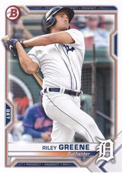 #BCP-4 Riley Greene - Detroit Tigers - 2021 Bowman - Chrome Prospects Baseball