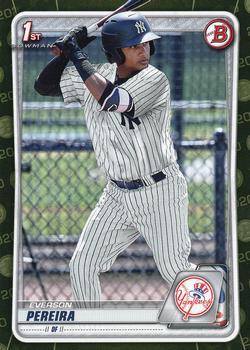 #BP-51 Everson Pereira - New York Yankees - 2020 Bowman - Prospects Camo Baseball