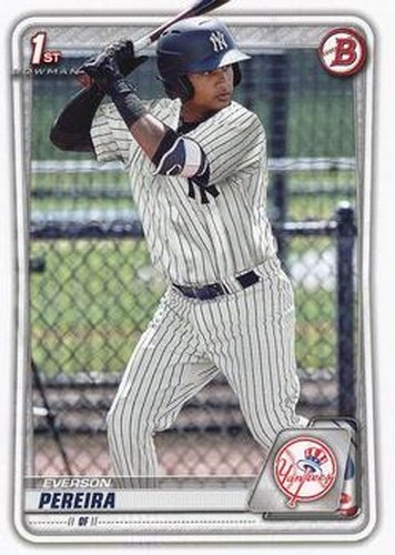 #BP-51 Everson Pereira - New York Yankees - 2020 Bowman - Prospects Baseball