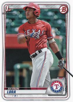 #BP-52 Bayron Lora - Texas Rangers - 2020 Bowman - Prospects Baseball