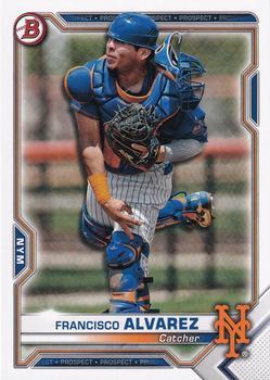 #BCP-53 Francisco Alvarez - New York Mets - 2021 Bowman - Chrome Prospects Baseball