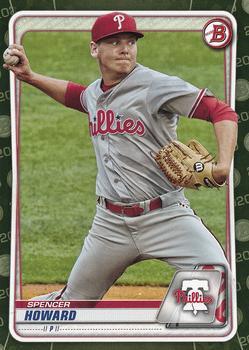 #BP-55 Spencer Howard - Philadelphia Phillies - 2020 Bowman - Prospects Camo Baseball