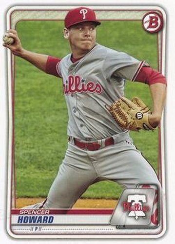 #BP-55 Spencer Howard - Philadelphia Phillies - 2020 Bowman - Prospects Baseball