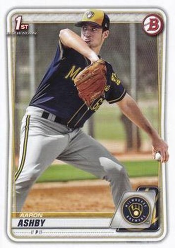 #BP-57 Aaron Ashby - Milwaukee Brewers - 2020 Bowman - Prospects Baseball