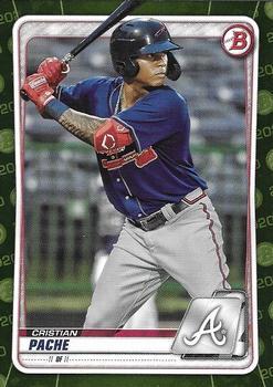 #BP-5 Cristian Pache - Atlanta Braves - 2020 Bowman - Prospects Camo Baseball
