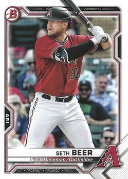 #BCP-60 Seth Beer - Arizona Diamondbacks - 2021 Bowman - Chrome Prospects Baseball