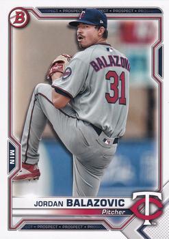 #BCP-61 Jordan Balazovic - Minnesota Twins - 2021 Bowman - Chrome Prospects Baseball