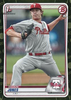 #BP-65 Damon Jones - Philadelphia Phillies - 2020 Bowman - Prospects Camo Baseball