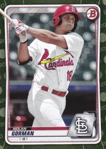 #BP-66 Nolan Gorman - St. Louis Cardinals - 2020 Bowman - Prospects Camo Baseball