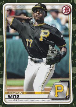 #BP-67 Ke'Bryan Hayes - Pittsburgh Pirates - 2020 Bowman - Prospects Camo Baseball