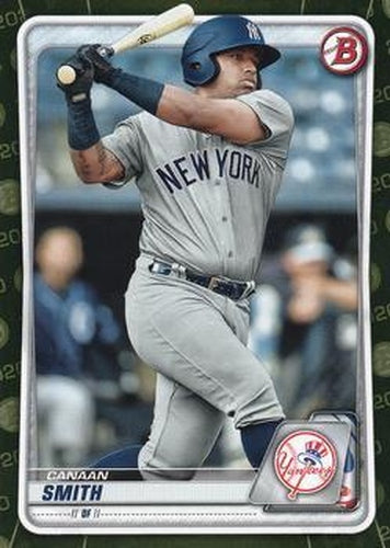 #BP-69 Canaan Smith - New York Yankees - 2020 Bowman - Prospects Camo Baseball