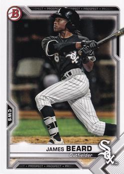 #BCP-6 James Beard - Chicago White Sox - 2021 Bowman - Chrome Prospects Baseball