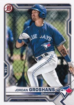 #BP-70 Jordan Groshans - Toronto Blue Jays - 2021 Bowman - Prospects Baseball