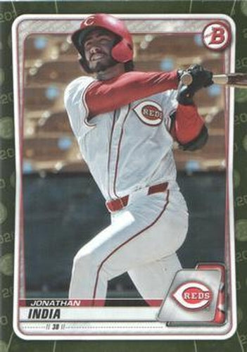 #BP-73 Jonathan India - Cincinnati Reds - 2020 Bowman - Prospects Camo Baseball