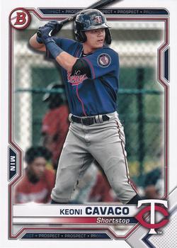 #BCP-73 Keoni Cavaco - Minnesota Twins - 2021 Bowman - Chrome Prospects Baseball
