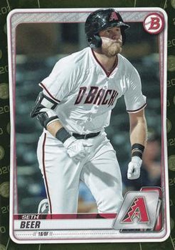 #BP-75 Seth Beer - Arizona Diamondbacks - 2020 Bowman - Prospects Camo Baseball