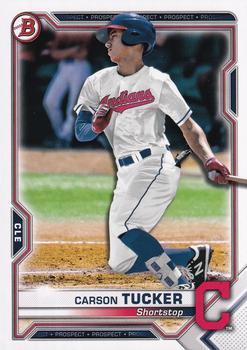#BCP-77 Carson Tucker - Cleveland Indians - 2021 Bowman - Chrome Prospects Baseball