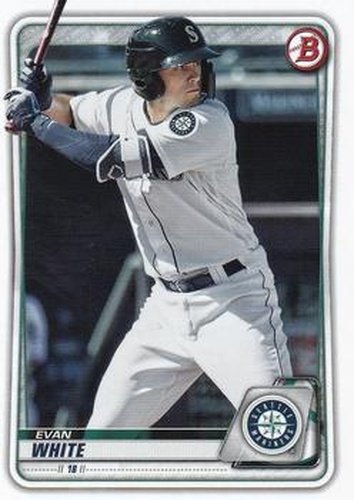#BP-77 Evan White - Seattle Mariners - 2020 Bowman - Prospects Baseball