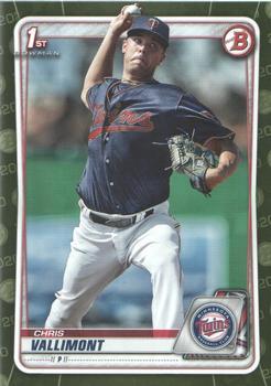 #BP-78 Chris Vallimont - Minnesota Twins - 2020 Bowman - Prospects Camo Baseball