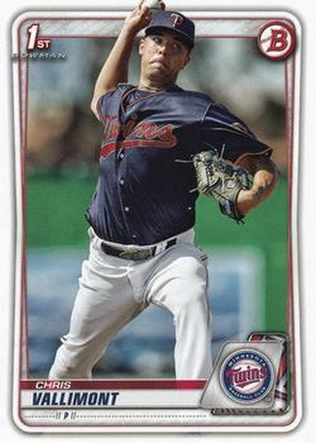 #BP-78 Chris Vallimont - Minnesota Twins - 2020 Bowman - Prospects Baseball