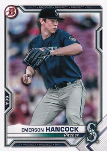 #BP-78 Emerson Hancock - Seattle Mariners - 2021 Bowman - Prospects Baseball