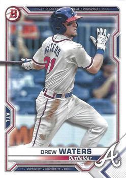 #BCP-81 Drew Waters - Atlanta Braves - 2021 Bowman - Chrome Prospects Baseball