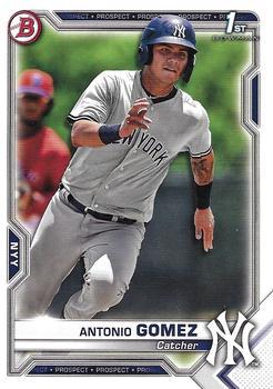 #BCP-82 Antonio Gomez - New York Yankees - 2021 Bowman - Chrome Prospects Baseball