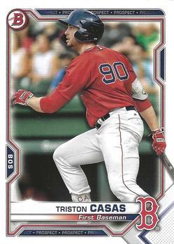 #BCP-84 Triston Casas - Boston Red Sox - 2021 Bowman - Chrome Prospects Baseball