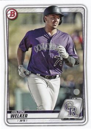 #BP-87 Colton Welker - Colorado Rockies - 2020 Bowman - Prospects Baseball