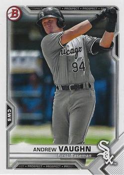 #BCP-88 Andrew Vaughn - Chicago White Sox - 2021 Bowman - Chrome Prospects Baseball