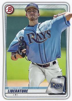 #BP-89 Matthew Liberatore - Tampa Bay Rays - 2020 Bowman - Prospects Baseball