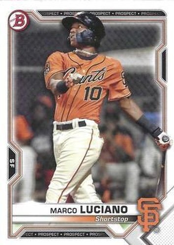 #BCP-8 Marco Luciano - San Francisco Giants - 2021 Bowman - Chrome Prospects Baseball