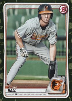 #BP-90 Adam Hall - Baltimore Orioles - 2020 Bowman - Prospects Camo Baseball