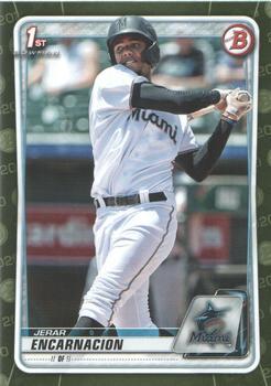 #BP-96 Jerar Encarnacion - Miami Marlins - 2020 Bowman - Prospects Camo Baseball