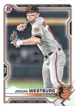 #BP-98 Jordan Westburg - Baltimore Orioles - 2021 Bowman - Prospects Baseball