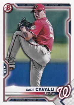 #BCP-99 Cade Cavalli - Washington Nationals - 2021 Bowman - Chrome Prospects Baseball