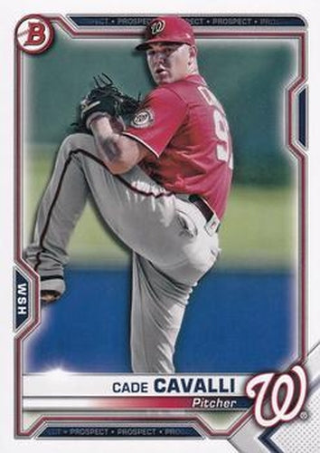 #BP-99 Cade Cavalli - Washington Nationals - 2021 Bowman - Prospects Baseball