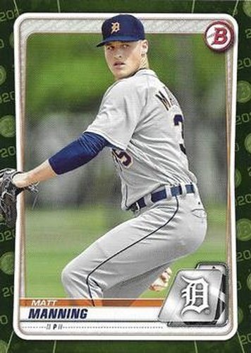 #BP-99 Matt Manning - Detroit Tigers - 2020 Bowman - Prospects Camo Baseball